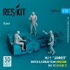 RESKIT RSF72-0030 MJ-1 Jammer Driver & airman team (Modern) (MJ-1C) (scene 2) (3 pcs) (3D Printed) (1/72)